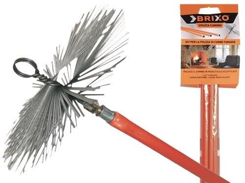 Kit spazzacamino brixo pulisci - spazzacamino,