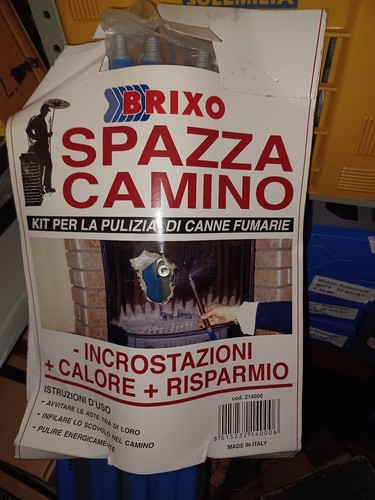 Kit scovolo 250mm spazzacamino - kit,