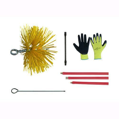 Kit spazzacamino pulizia canne - spazzacamino,