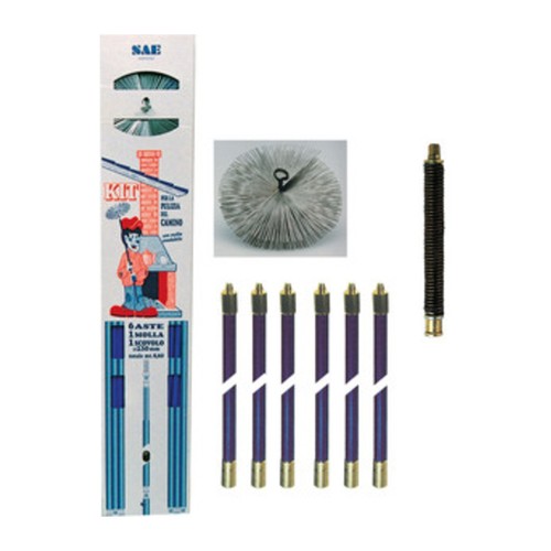 Kit spazzacamino aste 60 - kit,