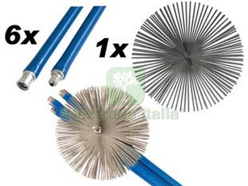 1pz kit spazzacamino aste da - spazzacamino,